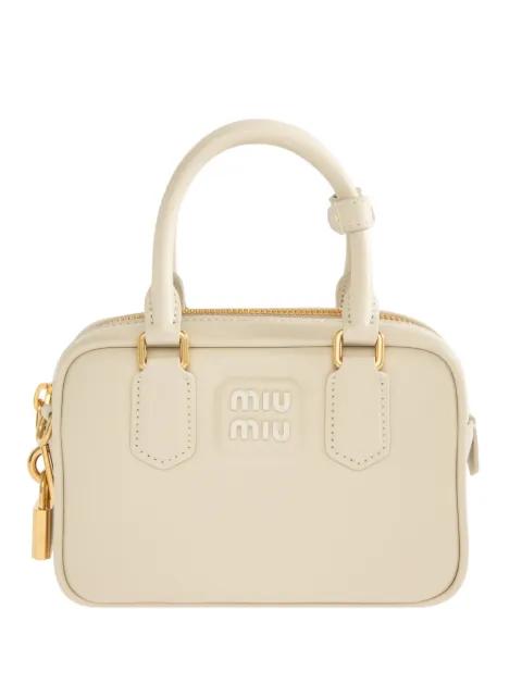 Arcadie top-handle bag by MIU MIU