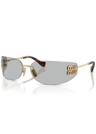 Aube wrap-around sunglasses by MIU MIU