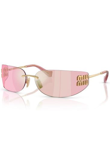 Aube wrap-around sunglasses by MIU MIU