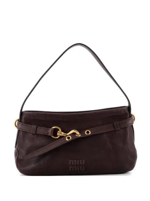 Aventure Shoulder Bag Leather Regular hobo bag by MIU MIU 