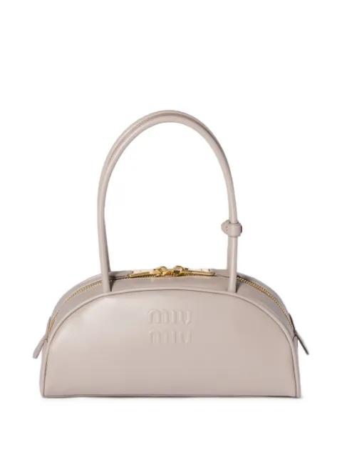 Beau leather shoulder bag by MIU MIU