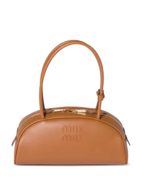 Beau leather shoulder bag by MIU MIU