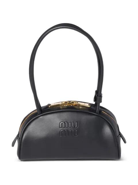 Beau leather shoulder bag by MIU MIU