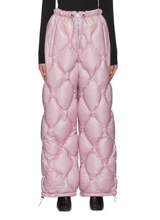 Curve Quilted Puffer Pants by MIU MIU