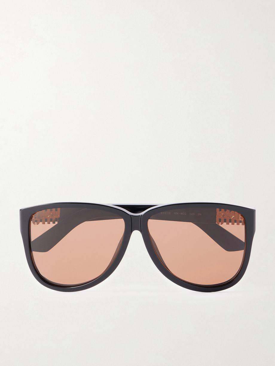 D-frame acetate sunglasses by MIU MIU