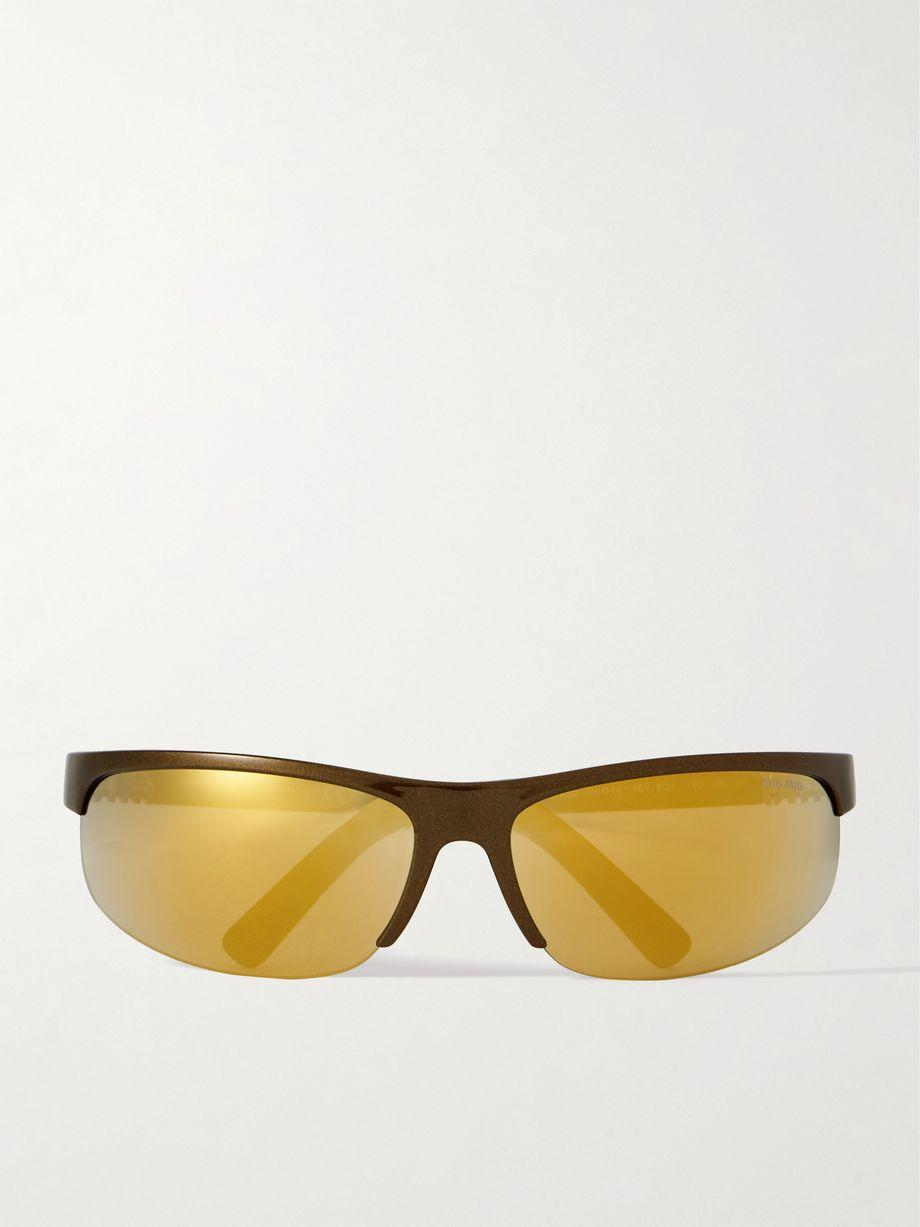 D-frame acetate sunglasses by MIU MIU