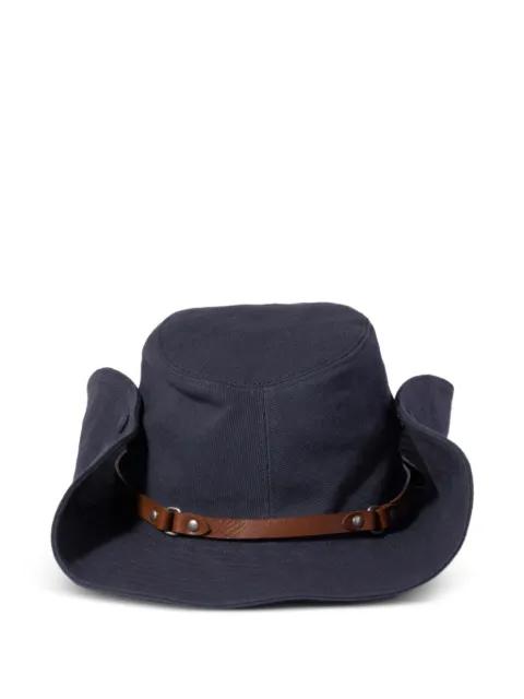 Drill cowboy hat by MIU MIU