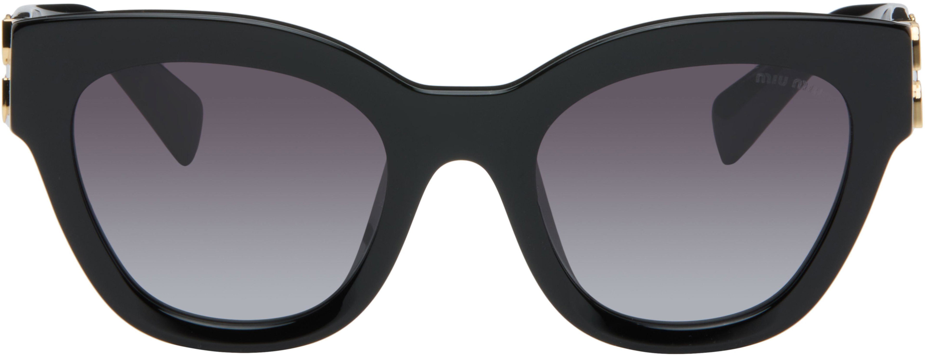 Black Cat-Eye Gradient Sunglasses by MIU MIU EYEWEAR