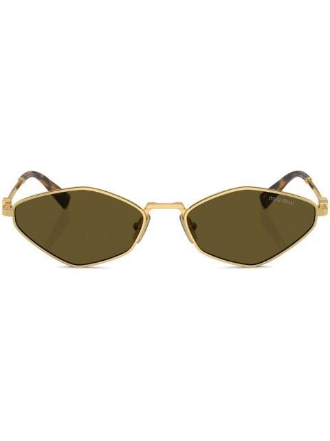 geometric-frame sunglasses by MIU MIU EYEWEAR