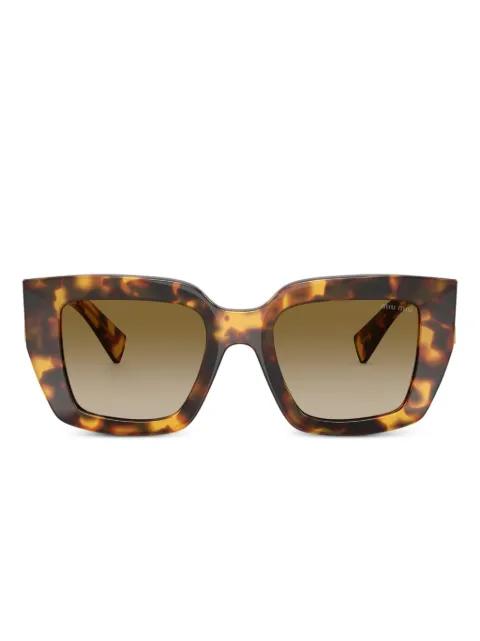 geometric-frame sunglasses by MIU MIU EYEWEAR