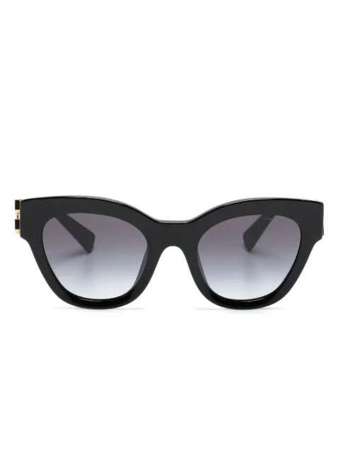 logo-lettering 01YS sunglasses by MIU MIU EYEWEAR