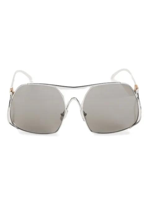 logo-lettering sunglasses by MIU MIU EYEWEAR