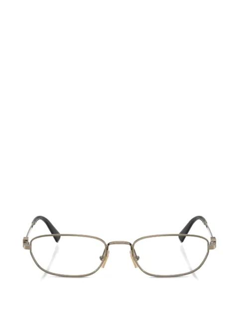 oval-frame glasses by MIU MIU EYEWEAR