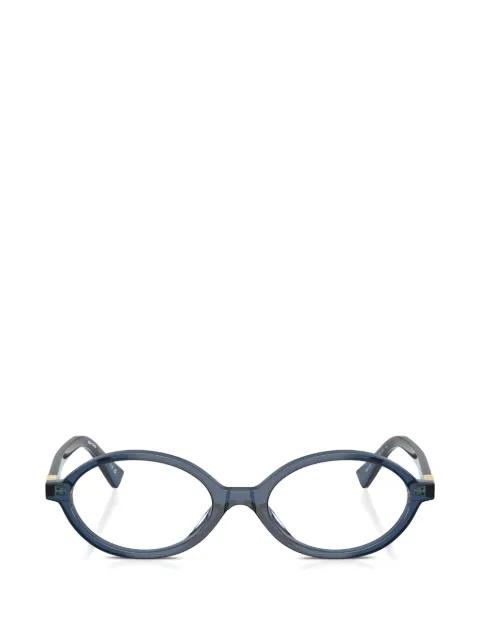 oval-frame glasses by MIU MIU EYEWEAR