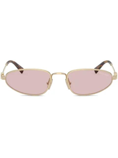 oval-frame sunglasses by MIU MIU EYEWEAR