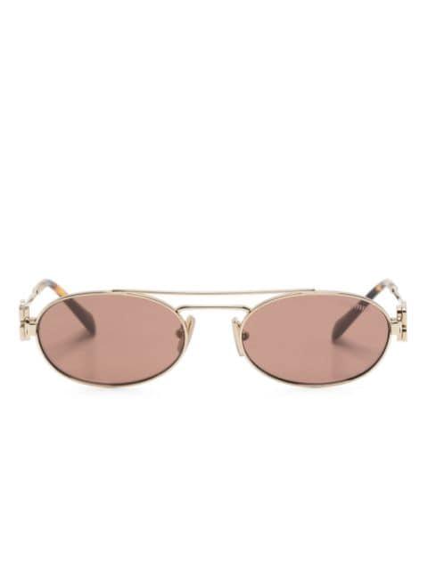 oval-frame sunglasses by MIU MIU EYEWEAR