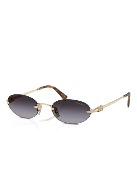 oval-frame sunglasses by MIU MIU EYEWEAR
