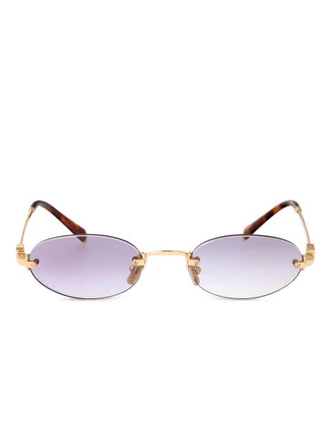 oval-frame sunglasses by MIU MIU EYEWEAR