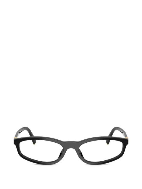 oval-shape glasses by MIU MIU EYEWEAR