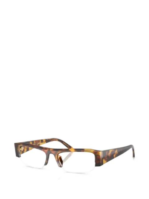 rectangle-frame glasses by MIU MIU EYEWEAR