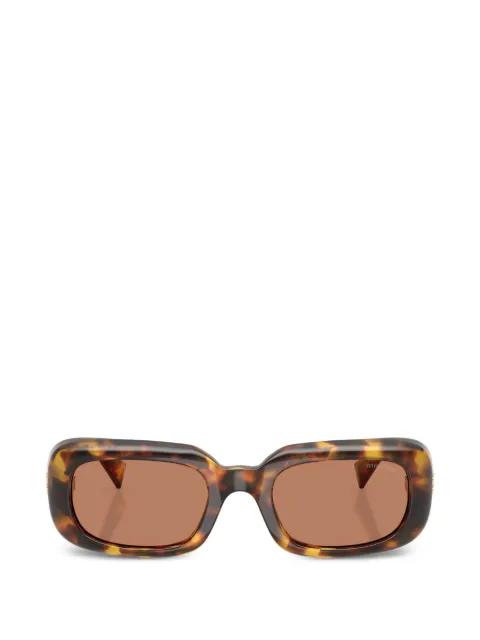 rectangle-frame sunglasses by MIU MIU EYEWEAR