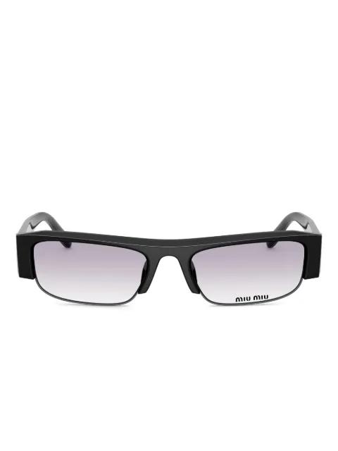 rectangle-frame sunglasses by MIU MIU EYEWEAR