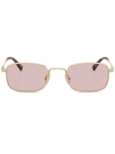 rectangle-frame sunglasses by MIU MIU EYEWEAR