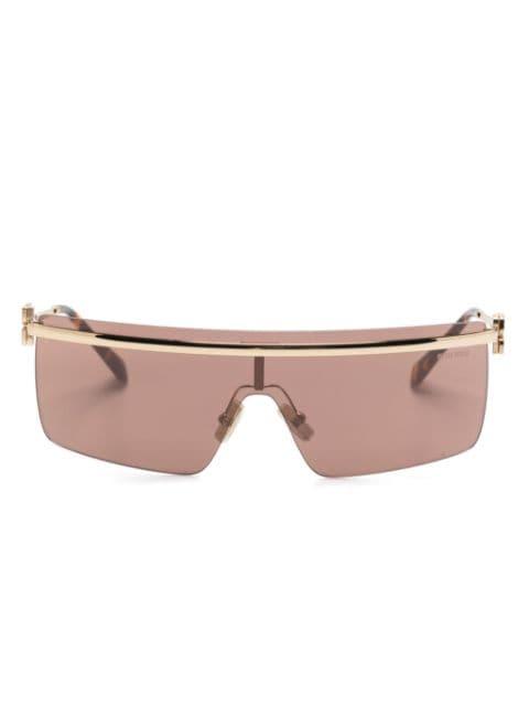 shield-frame sunglasses by MIU MIU EYEWEAR