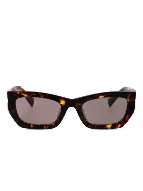 tortoiseshell frame sunglasses by MIU MIU EYEWEAR