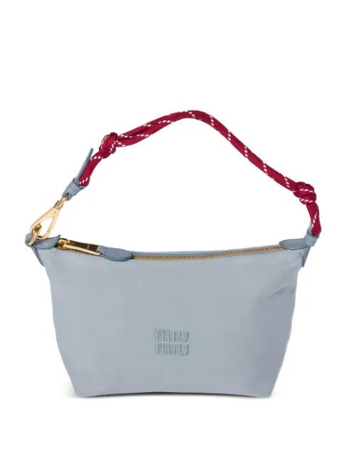 Gabardine pouch by MIU MIU