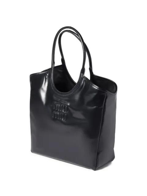 IVY leather tote bag by MIU MIU