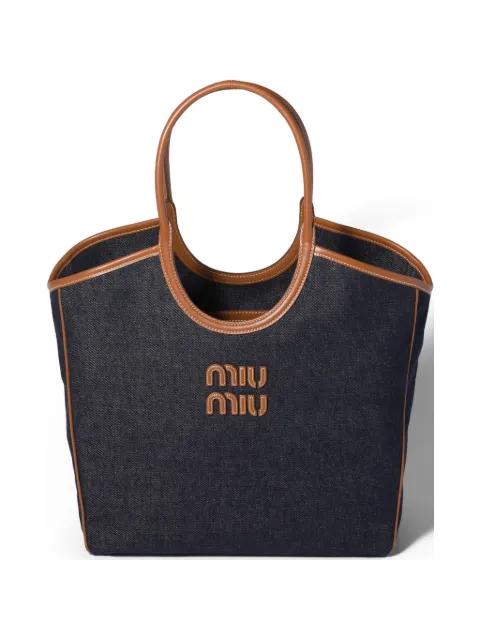 Ivy denim bag by MIU MIU