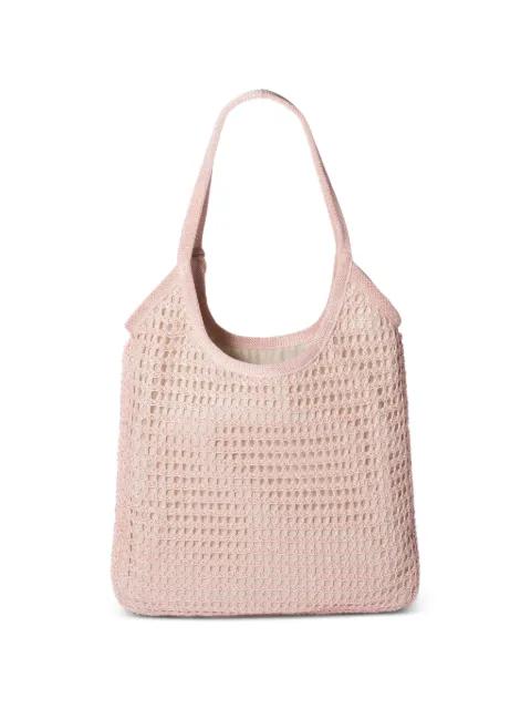 Ivy raffia crochet bag by MIU MIU