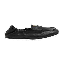 Leather loafers by MIU MIU