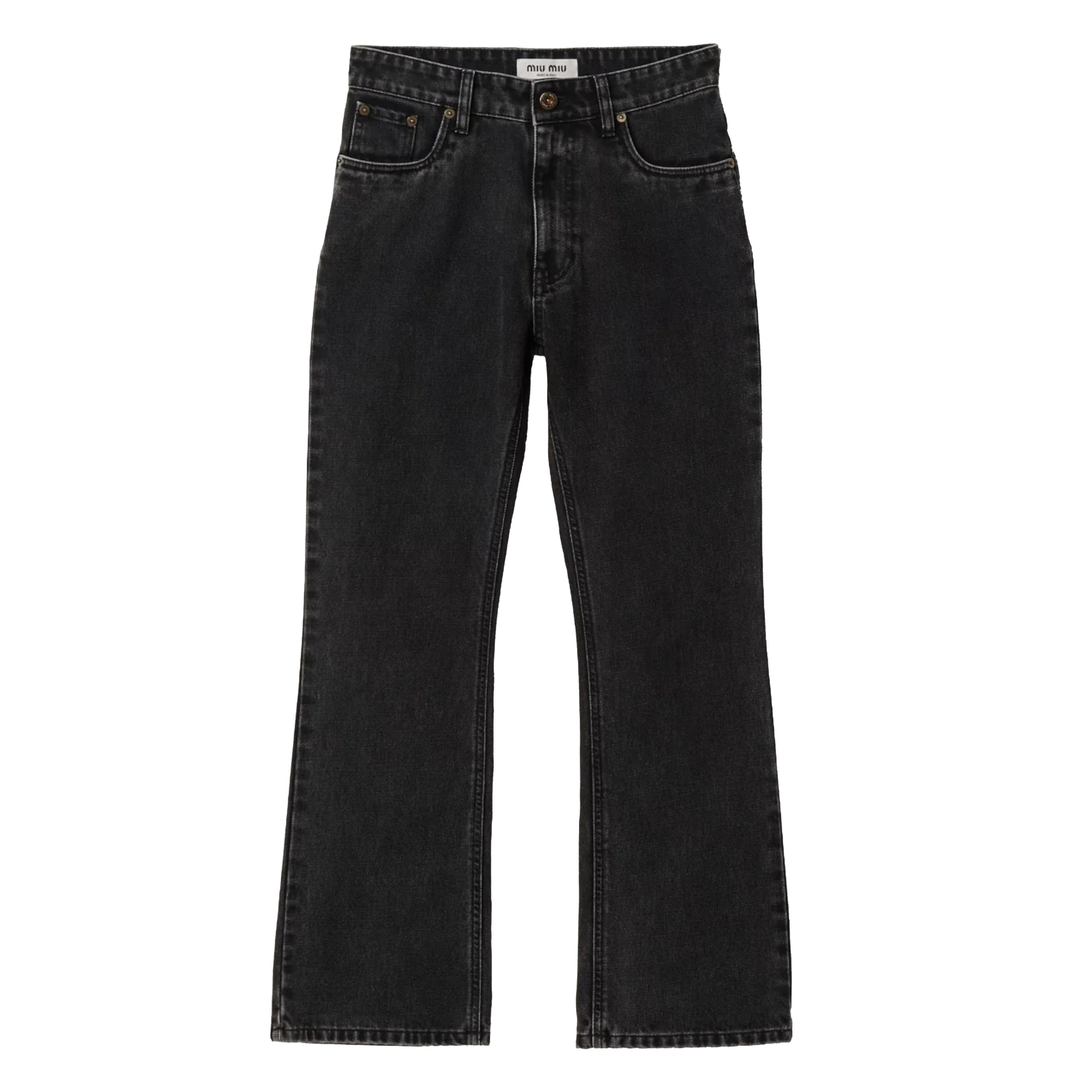 MIU MIU - Black Denim Denim - (F0002 Nero) by MIU MIU