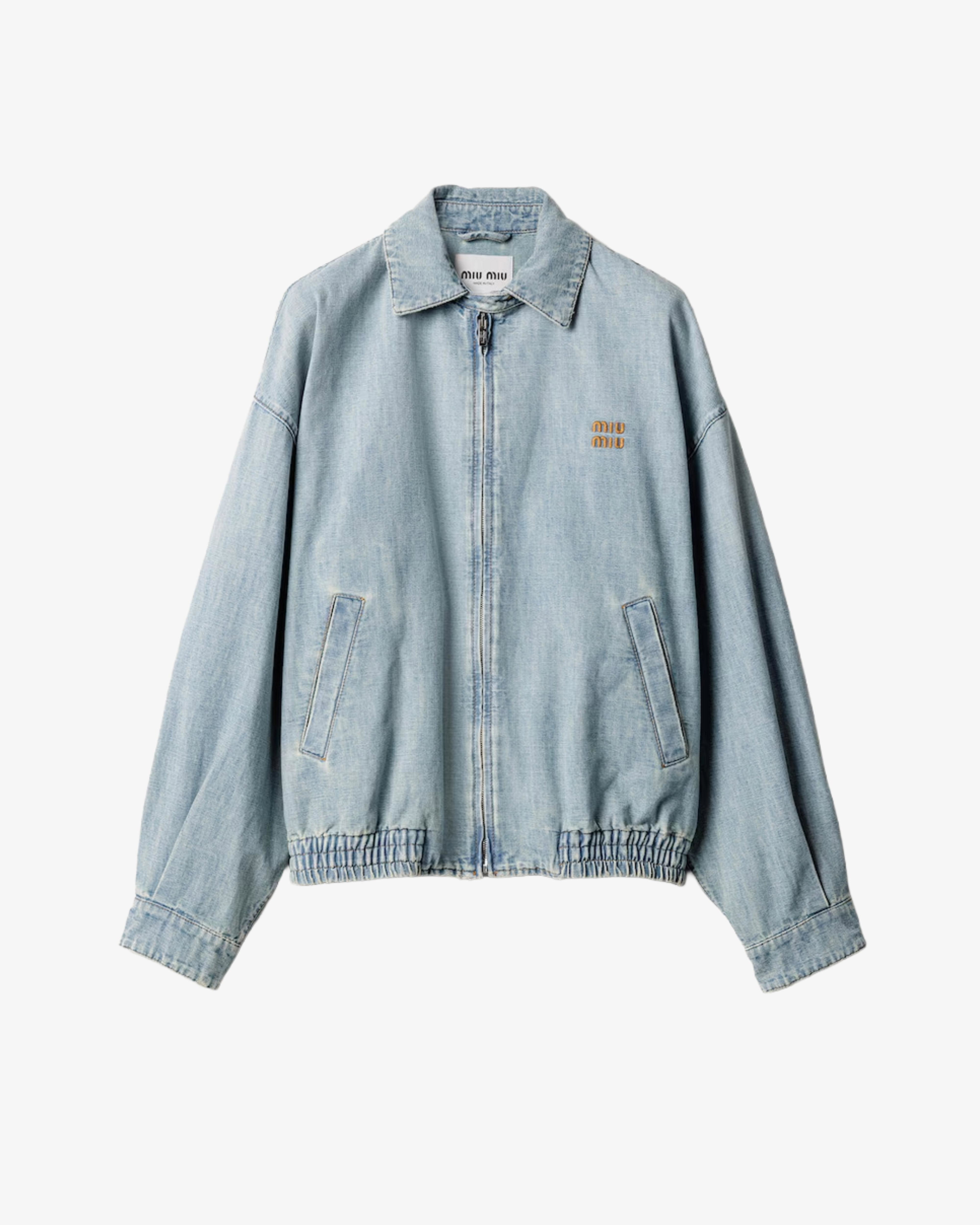 MIU MIU - Men's Chambray Blouson - (Denim) by MIU MIU