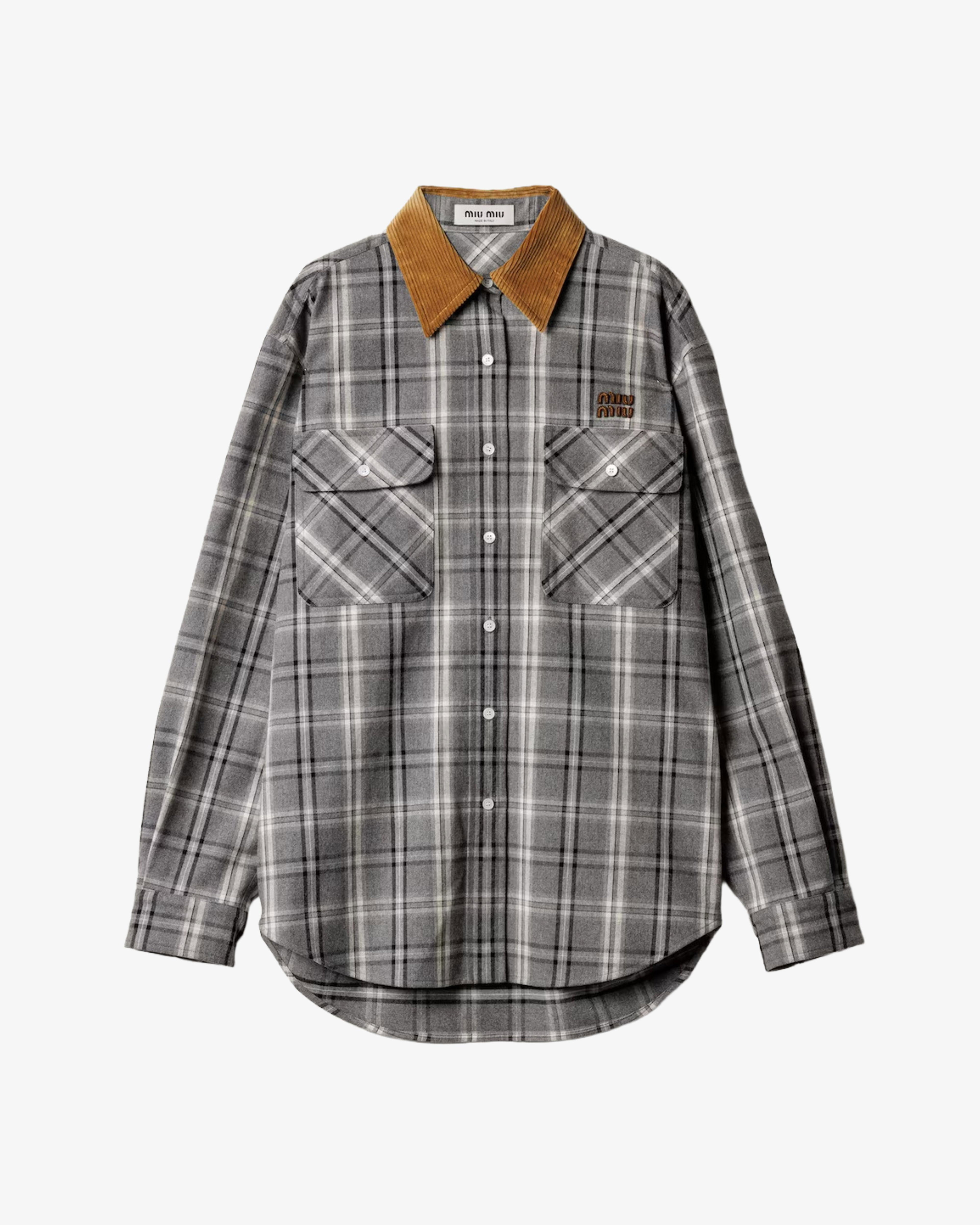 MIU MIU - Men's Flanella Check Shirt - (Checks) by MIU MIU