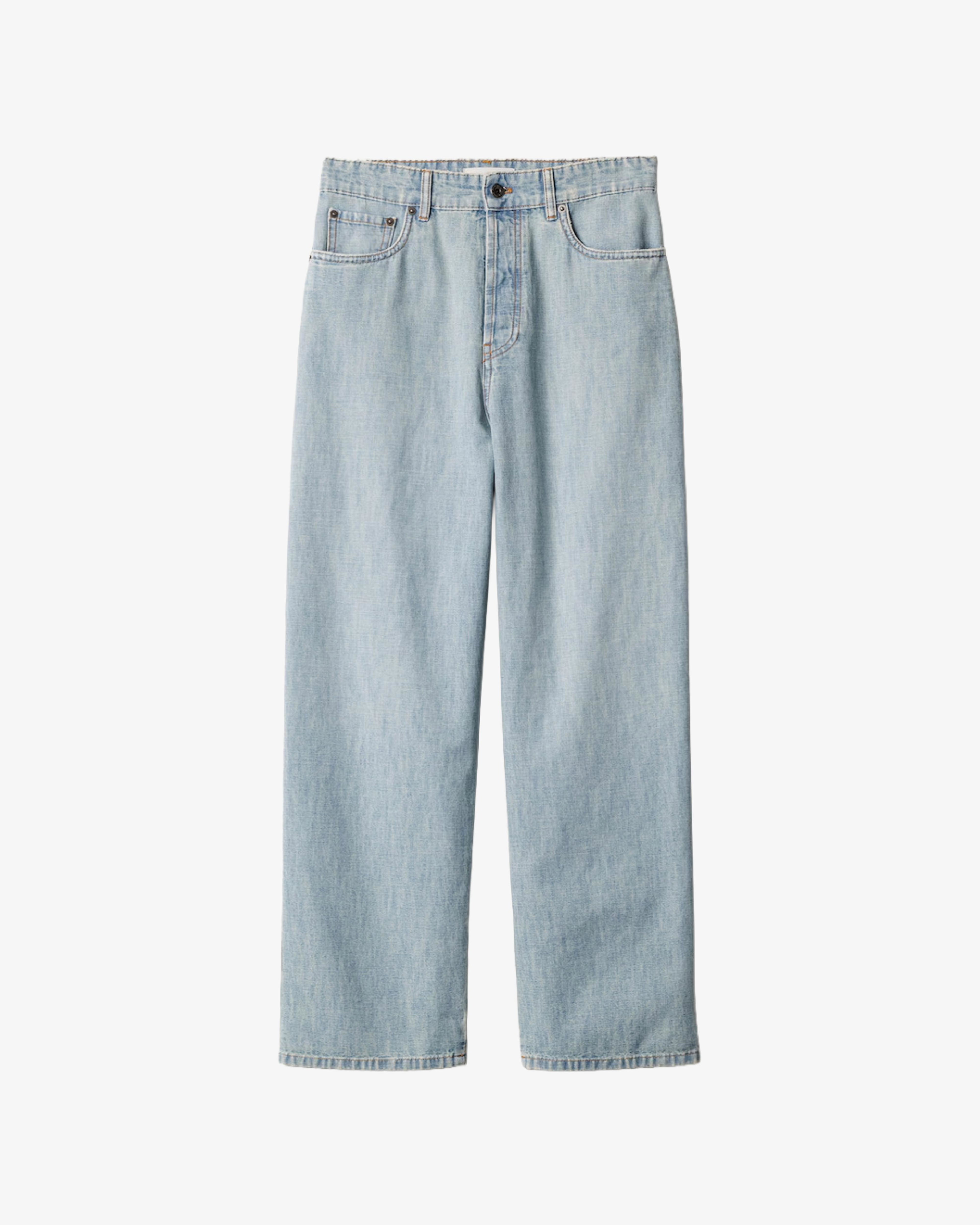 MIU MIU - Women's Chambray Pants - (Denim) by MIU MIU