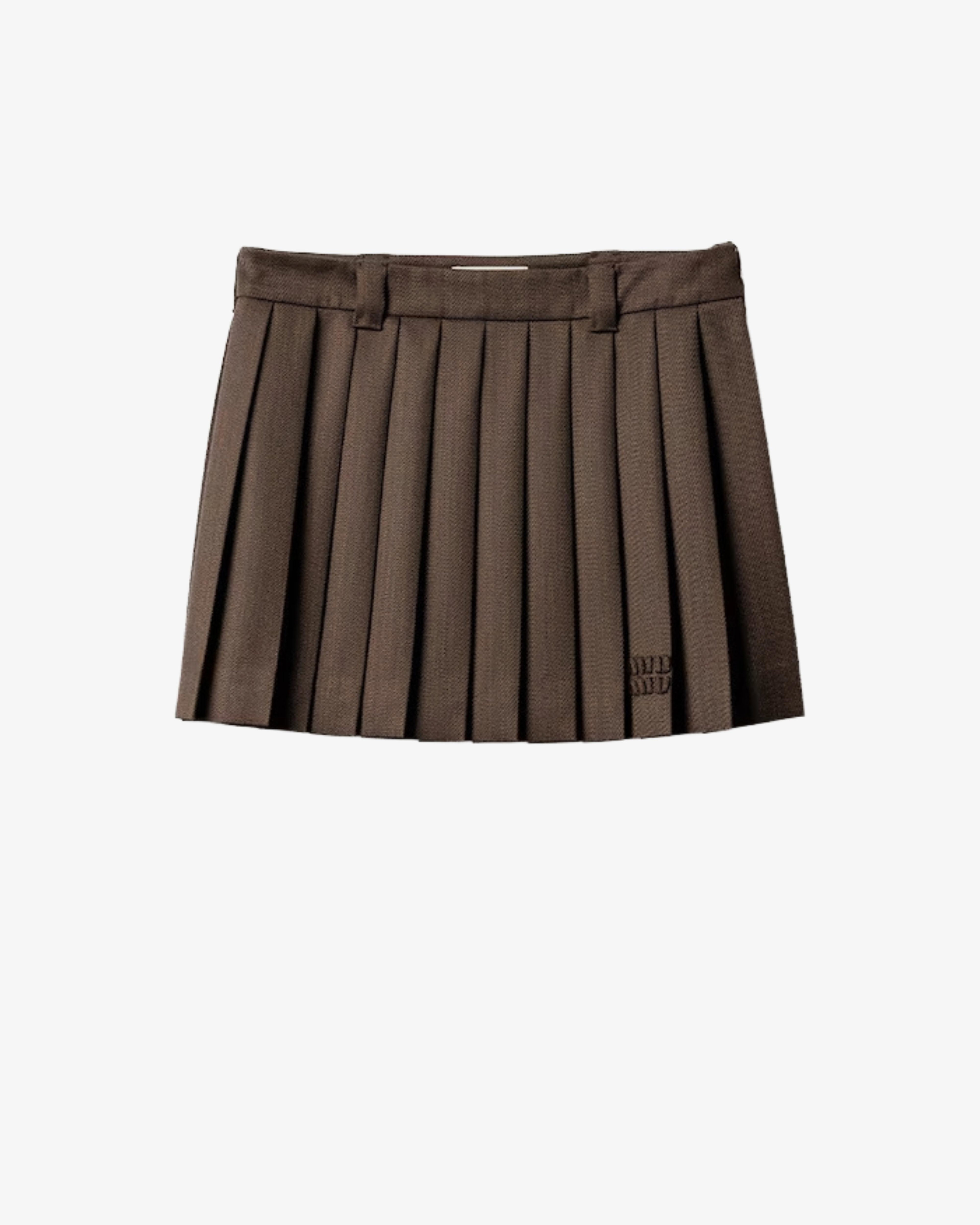 MIU MIU - Women's Cover Skirt - (Brown) by MIU MIU