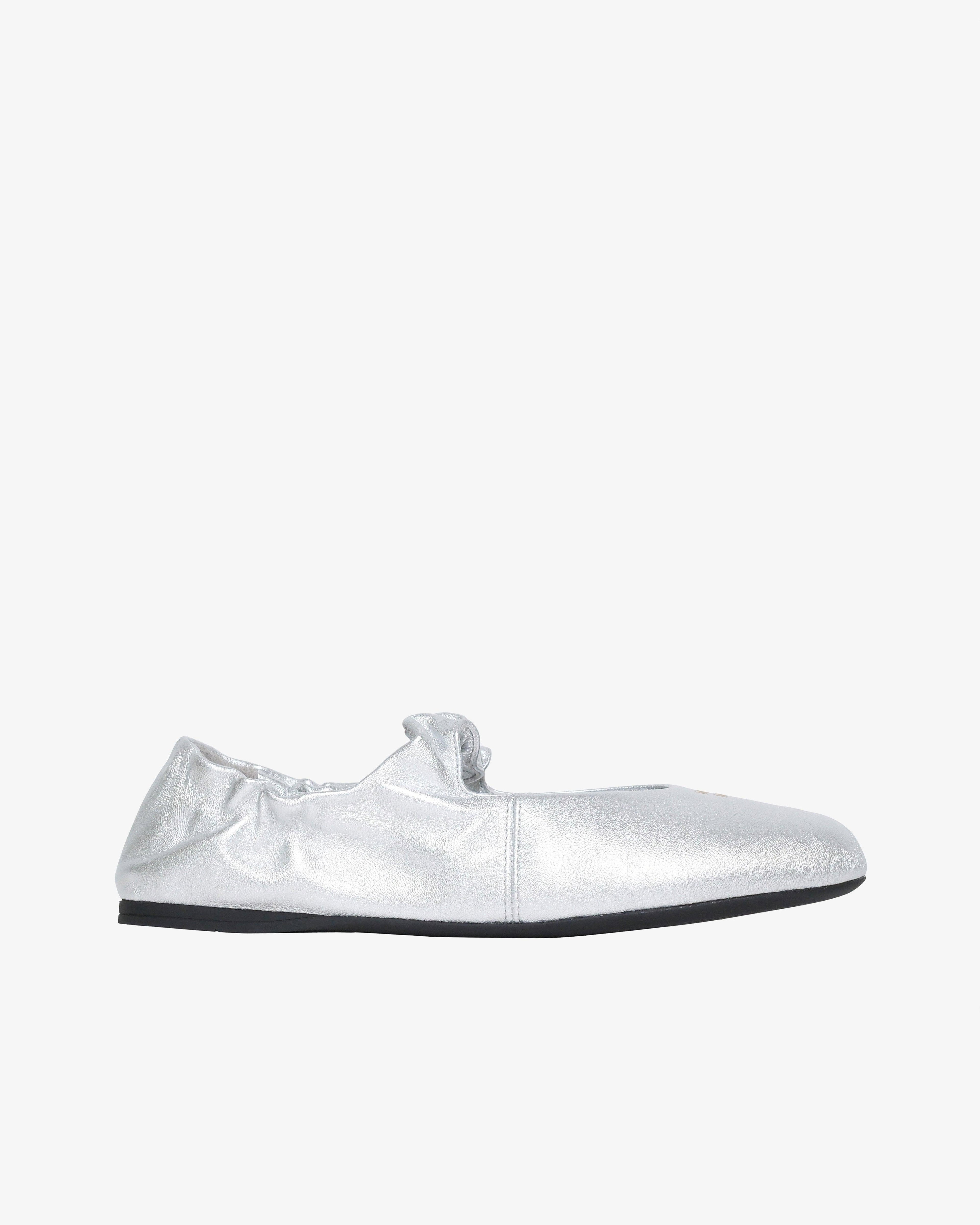 MIU MIU - Women's Modore Ballerina - (Silver) by MIU MIU