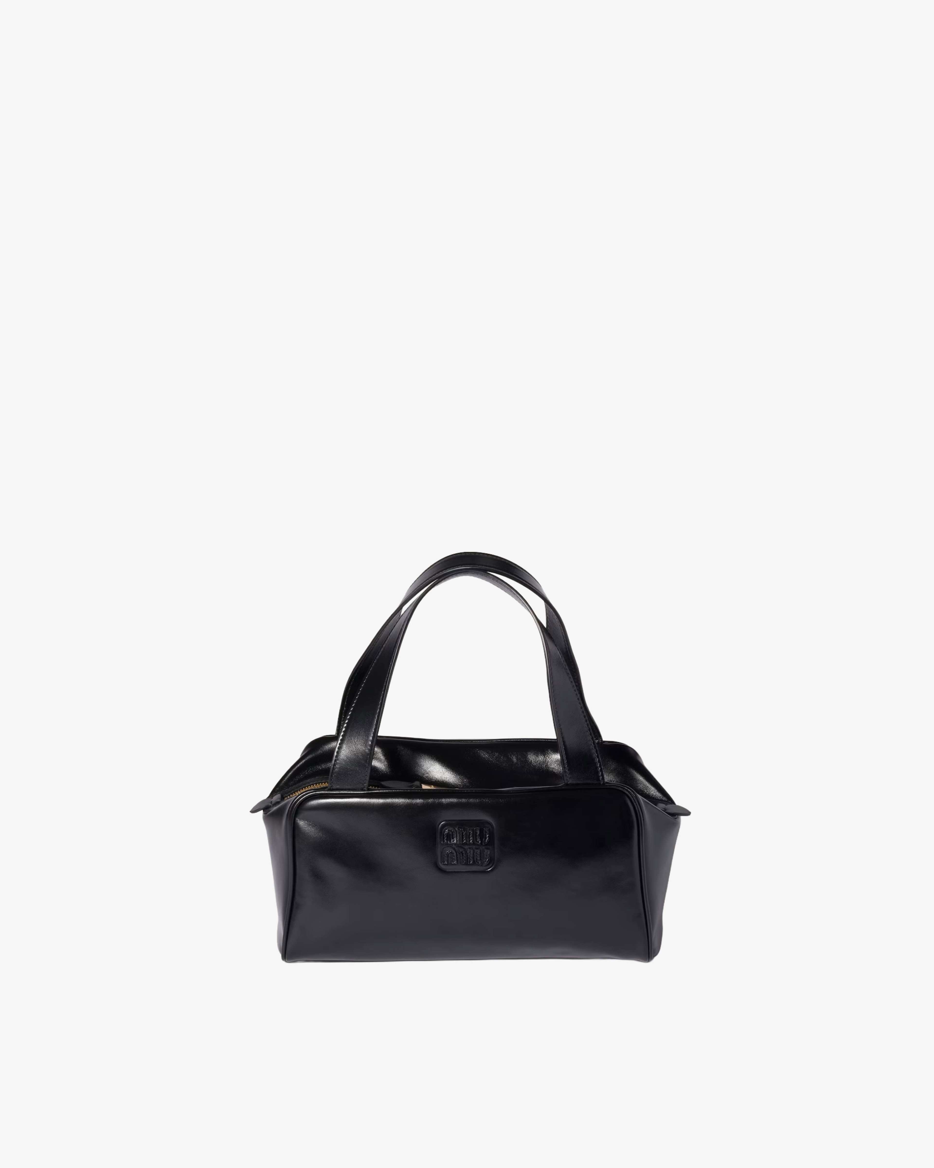 MIU MIU - Women's Softy Lux Handbag - (Black) by MIU MIU