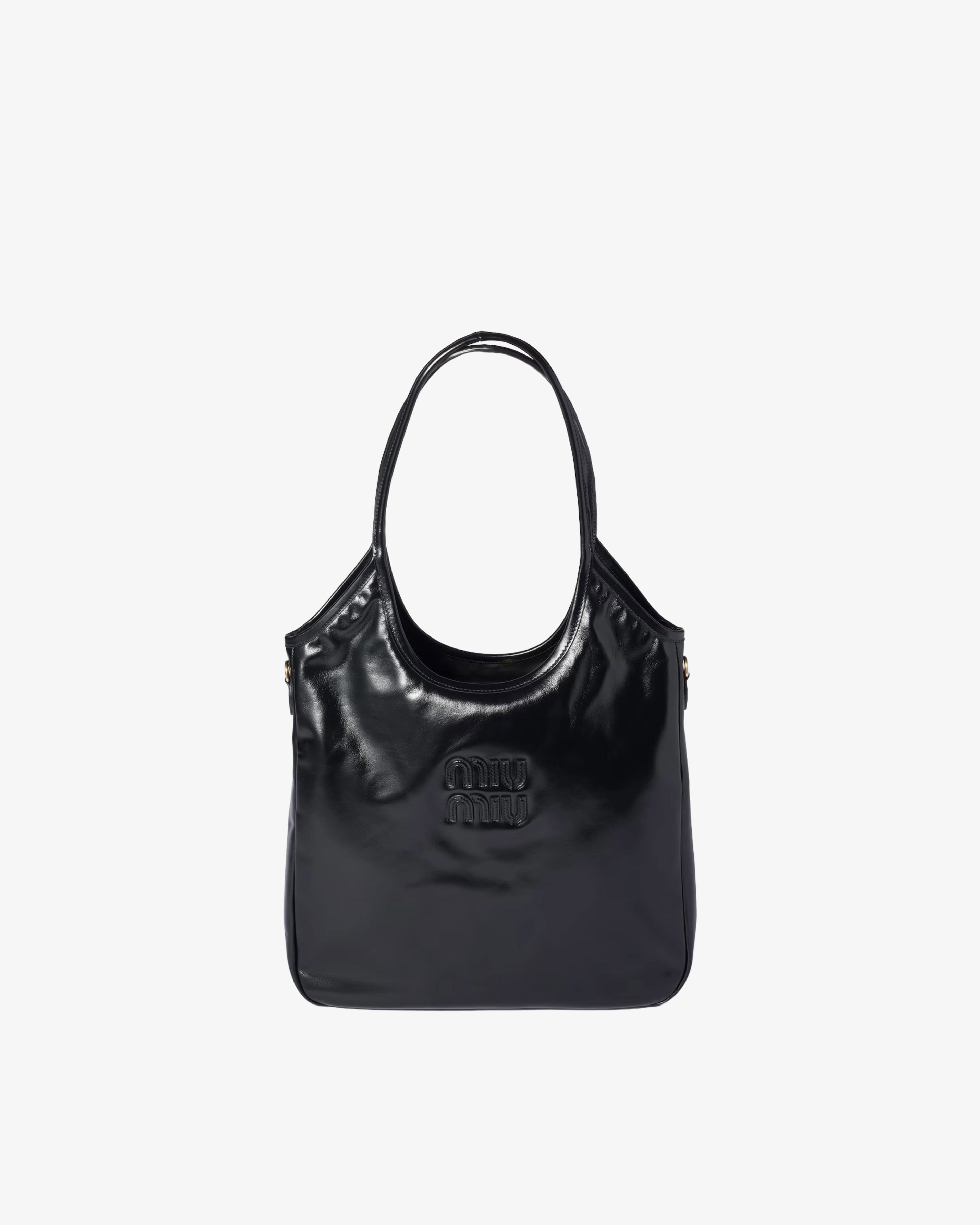 MIU MIU - Women's Softy Lux Tote - (Black) by MIU MIU