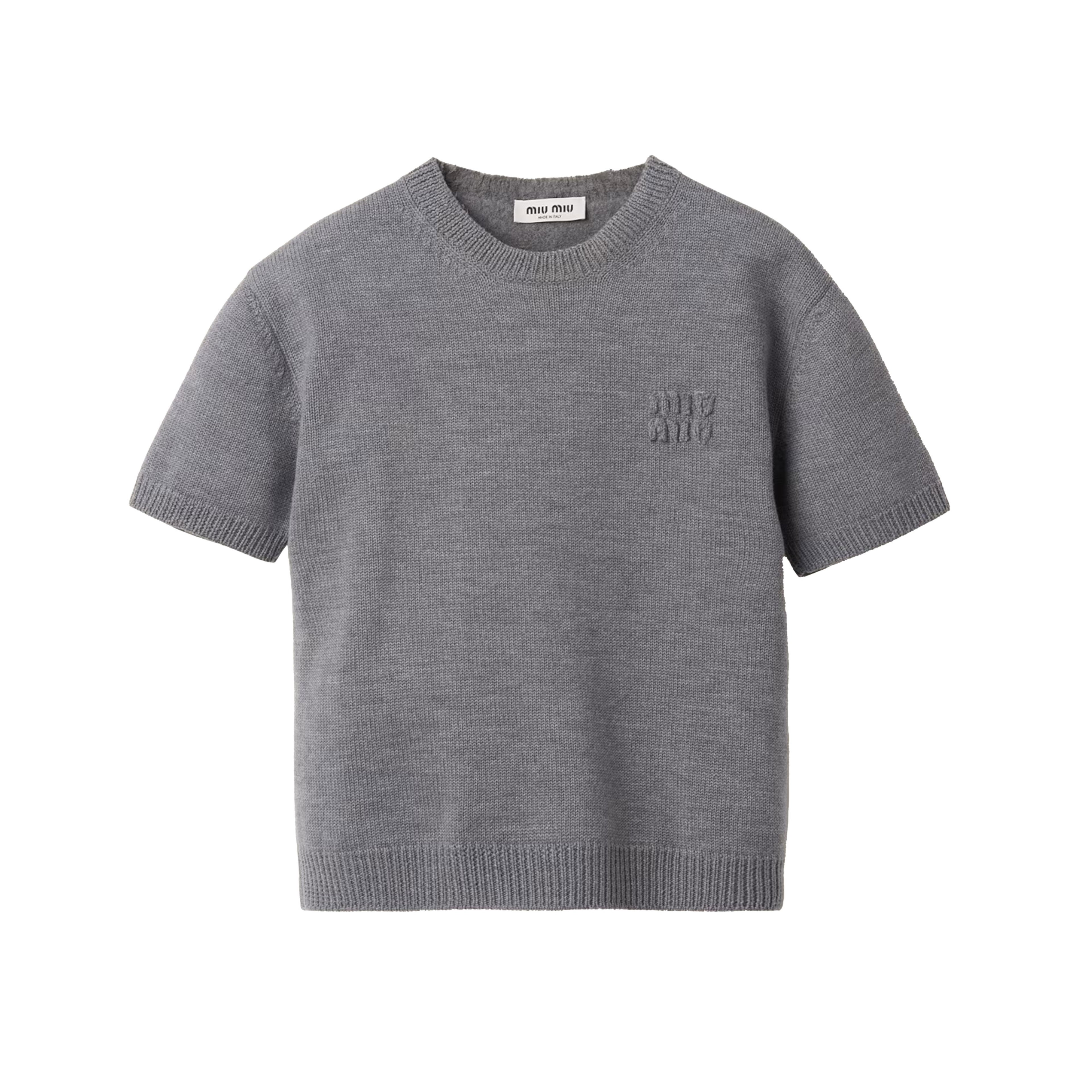 MIU MIU - Wool F.5 Maglieria - (F0031 GRIGIO) by MIU MIU