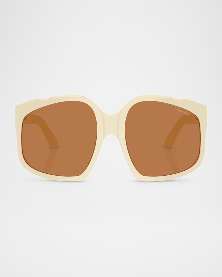 MU A07SF Acetate Square Sunglasses by MIU MIU