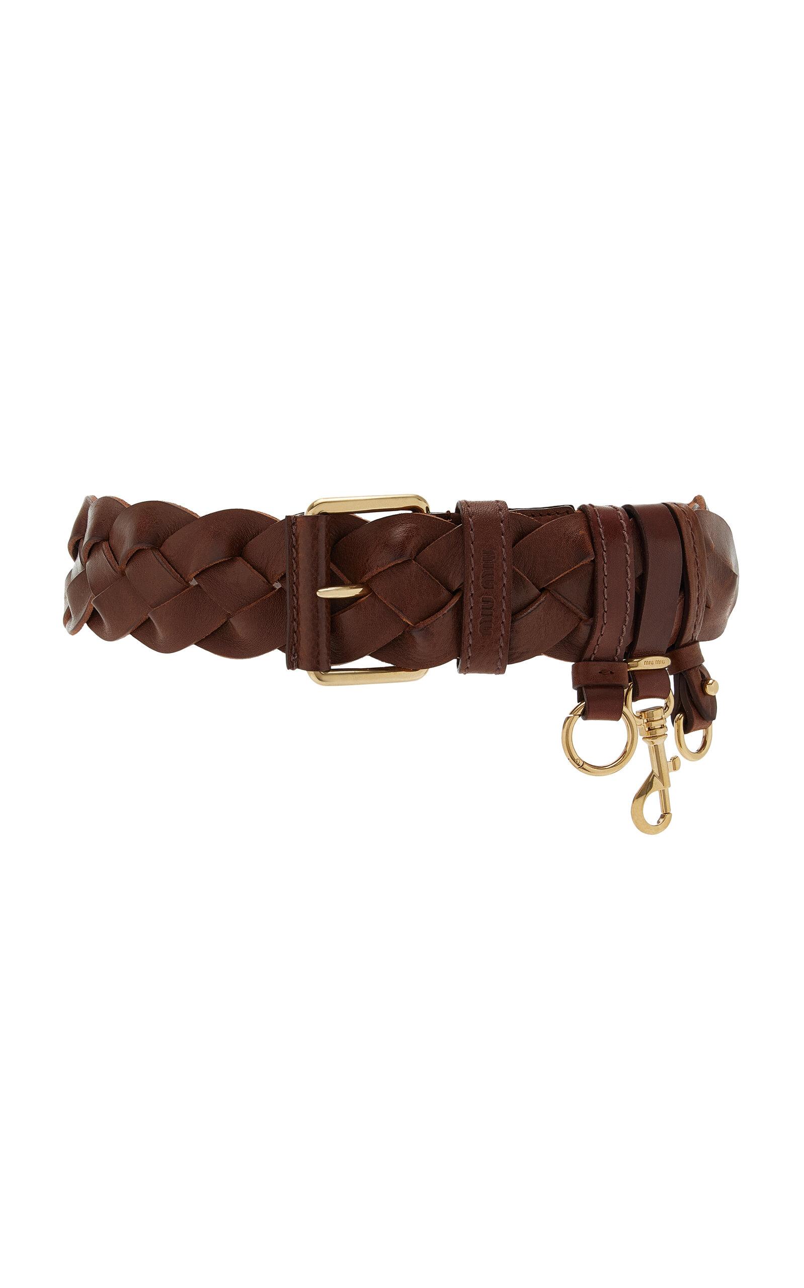 Miu Miu Braided Leather Belt - Moda Operandi by MIU MIU