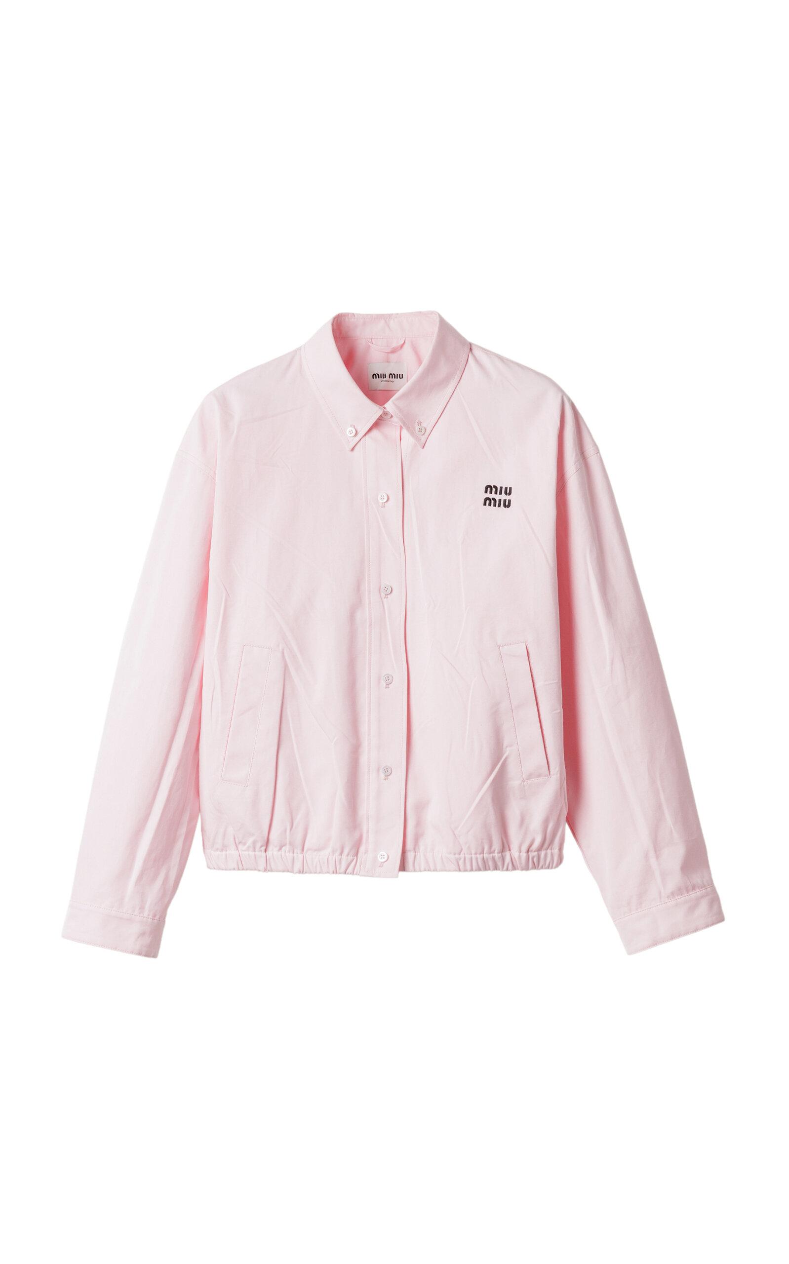 Miu Miu Cotton-Poplin Blouson Jacket - Moda Operandi by MIU MIU