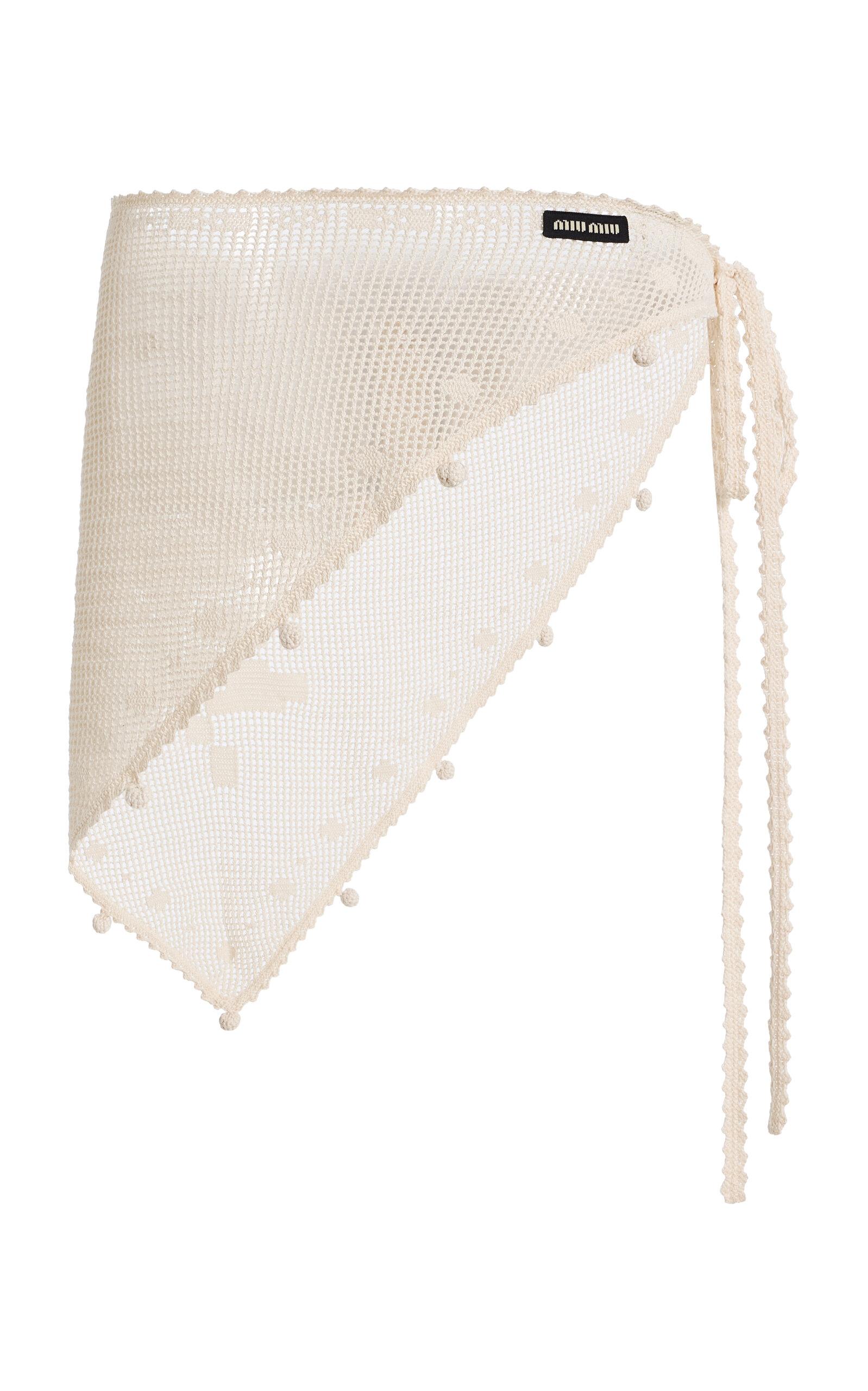 Miu Miu Crocheted Cotton Pareo - Moda Operandi by MIU MIU