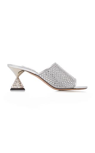 Miu Miu Crystal-Embellished Leather Mules - Moda Operandi by MIU MIU