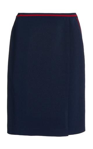 Miu Miu Flared Stripe-Detail Knit Skirt - Moda Operandi by MIU MIU
