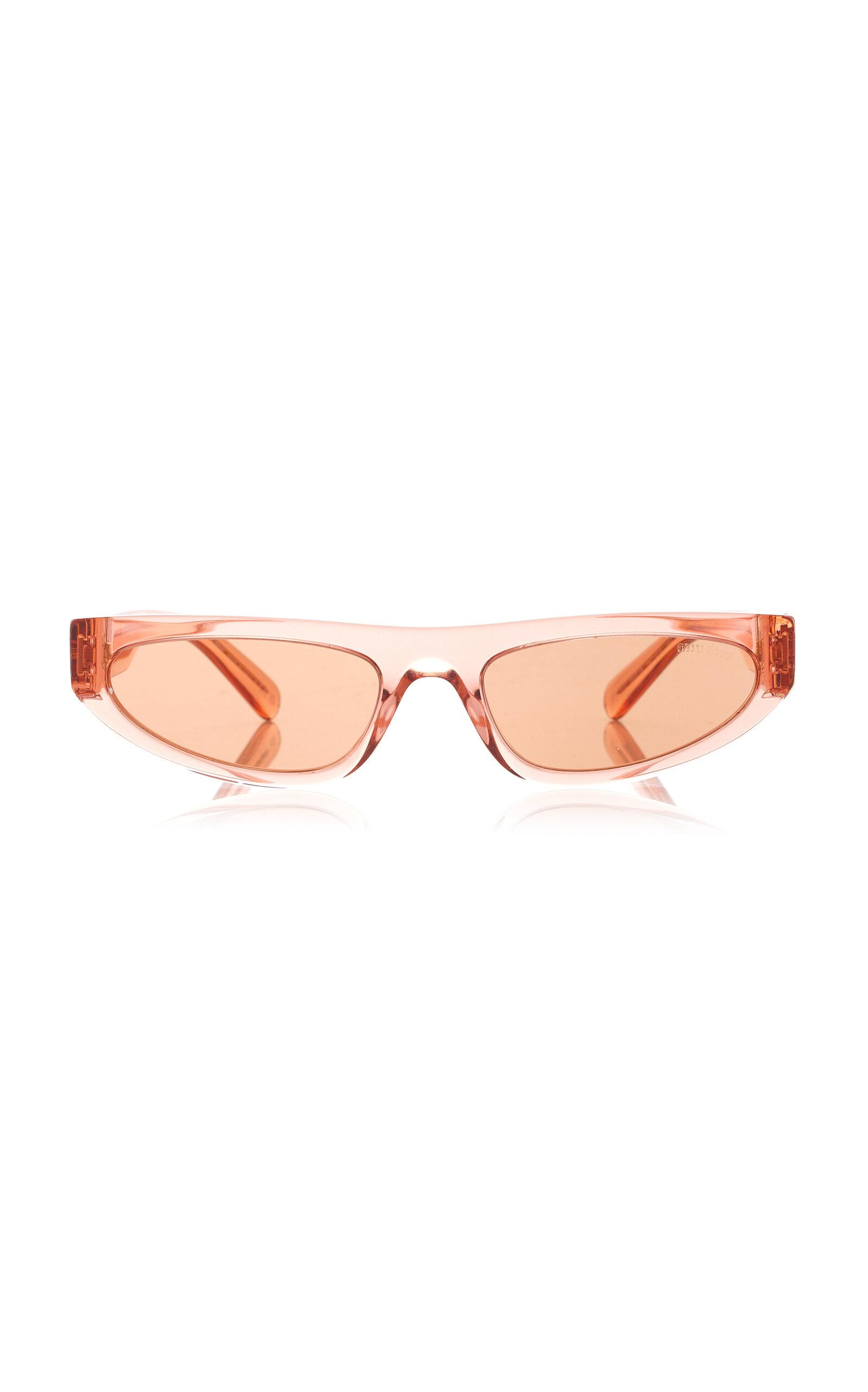 Miu Miu Glimpse Cat-Eye Acetate Sunglasses - Moda Operandi by MIU MIU